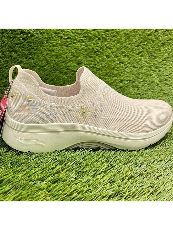 SKECHERS Shoes - Skechers Go Walk Arch Fit 2.0-Ayla Womens Size 8.5 Beige Running Shoes Sneakers